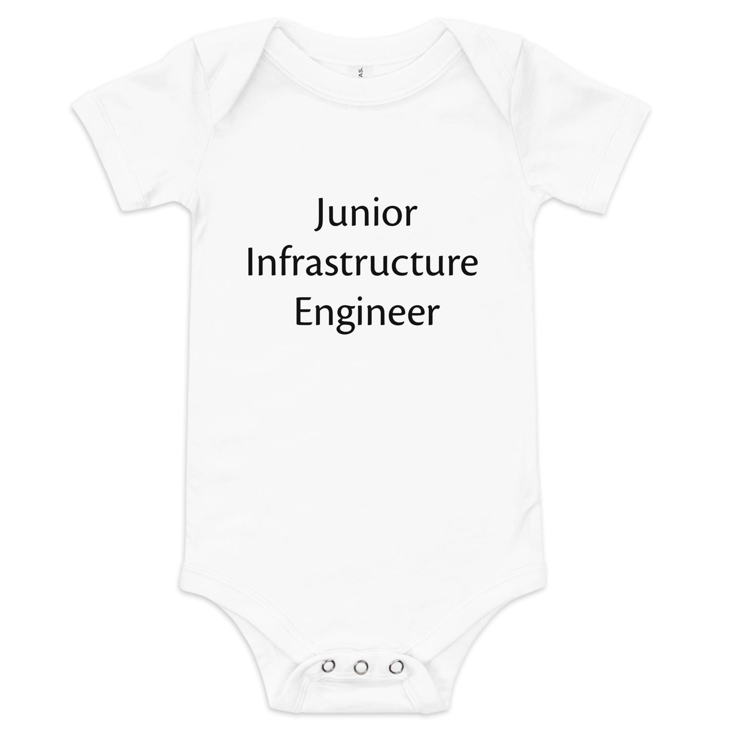 Junior Infrastructure Engineer Baby Onsie Funny Baby Gift for Parents