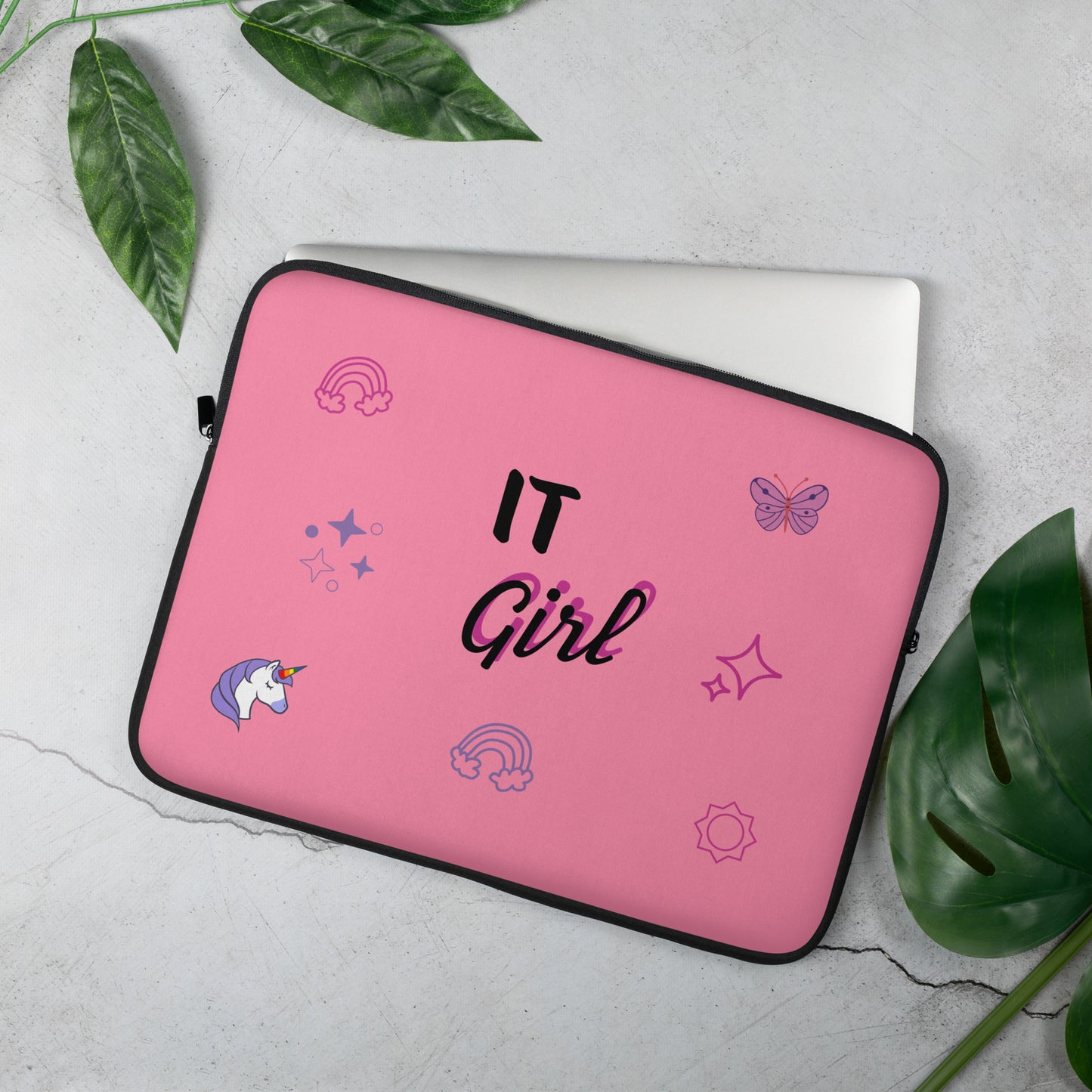 Laptop Tablet Sleeve 15 inch IT Girl