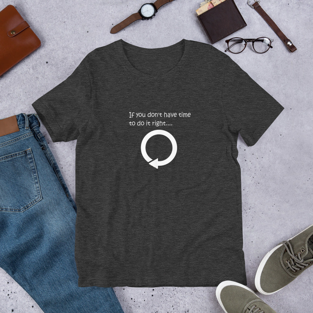 If You Don't Have Time To Do It Right Circle Back, Sarcastic Office Humor, Funny Office T-Shirt