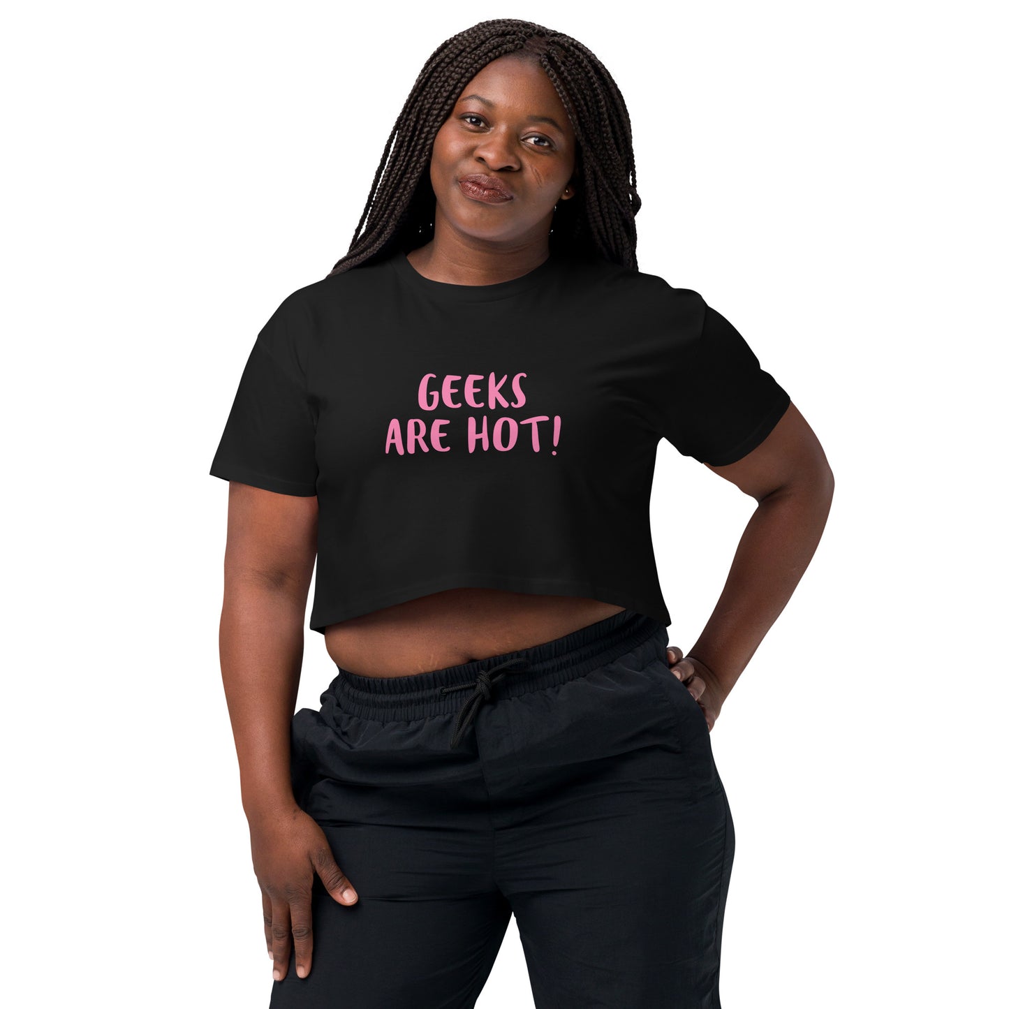 Geeks Are Hot Crop Top