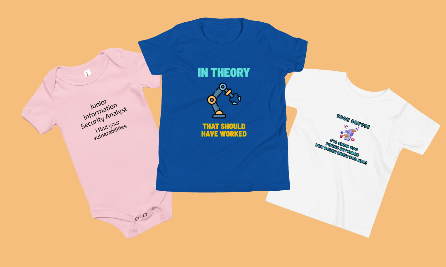 Funny T-Shirts and Gifts for Kids and New Parents