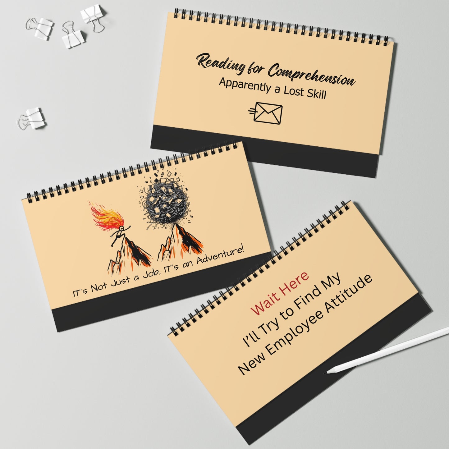 Funny Sarcastic Office Desktop Flip Sign