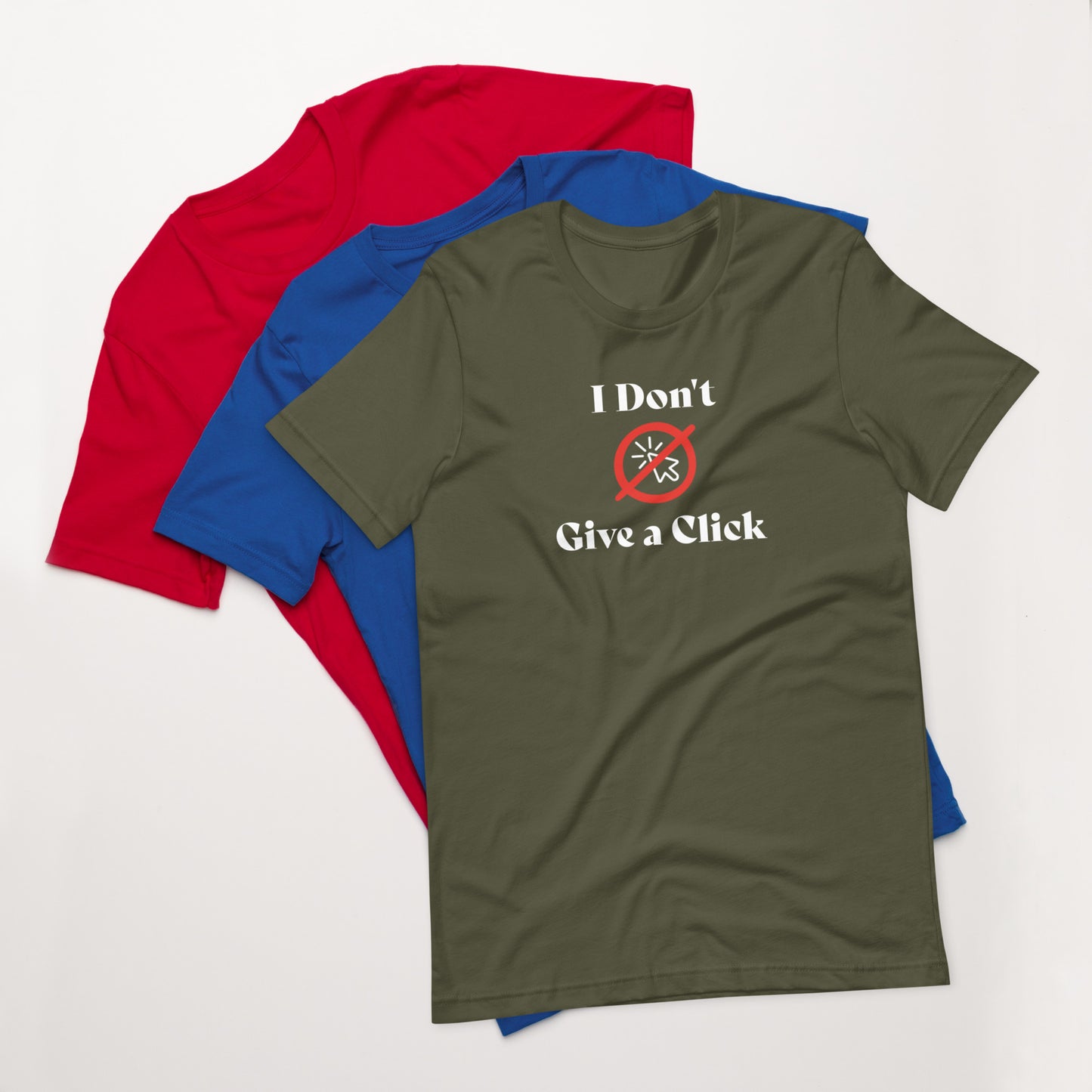 I Don't Give a Click Funny Computer Shirt