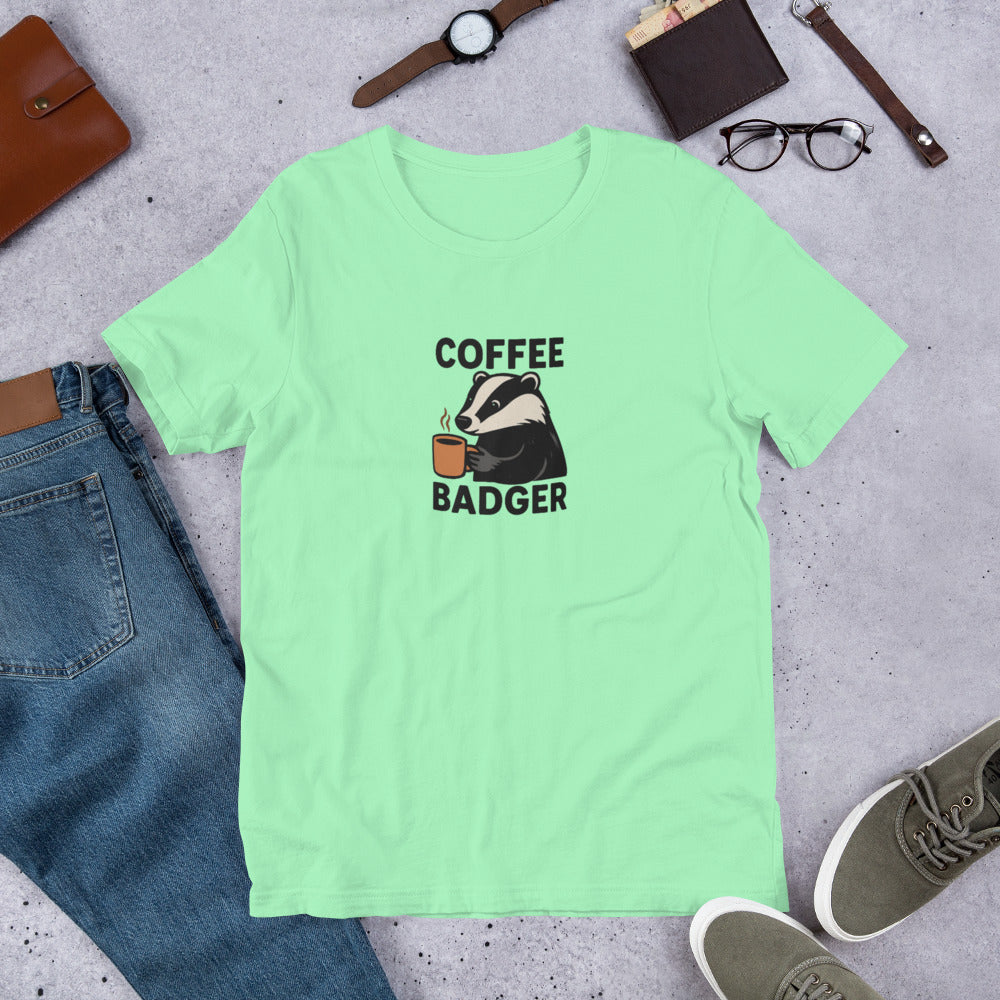 Funny Coffee Badger Shirt