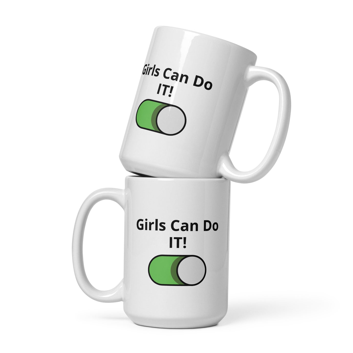 Girls Can Do IT! Motivational Mug Tech Gift